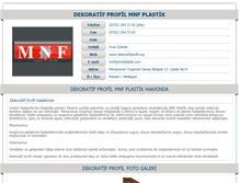 Tablet Screenshot of dekoratifprofil.org