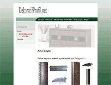 Tablet Screenshot of dekoratifprofil.net